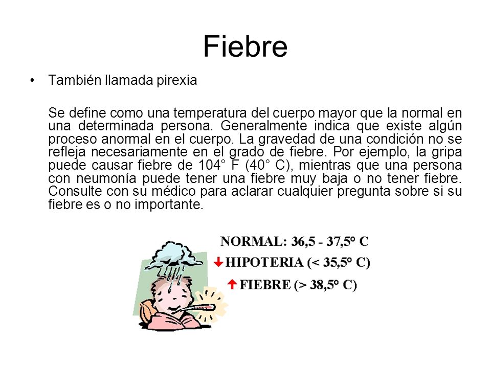 Cuantas pulsaciones por minuto debe tener una persona con fiebre